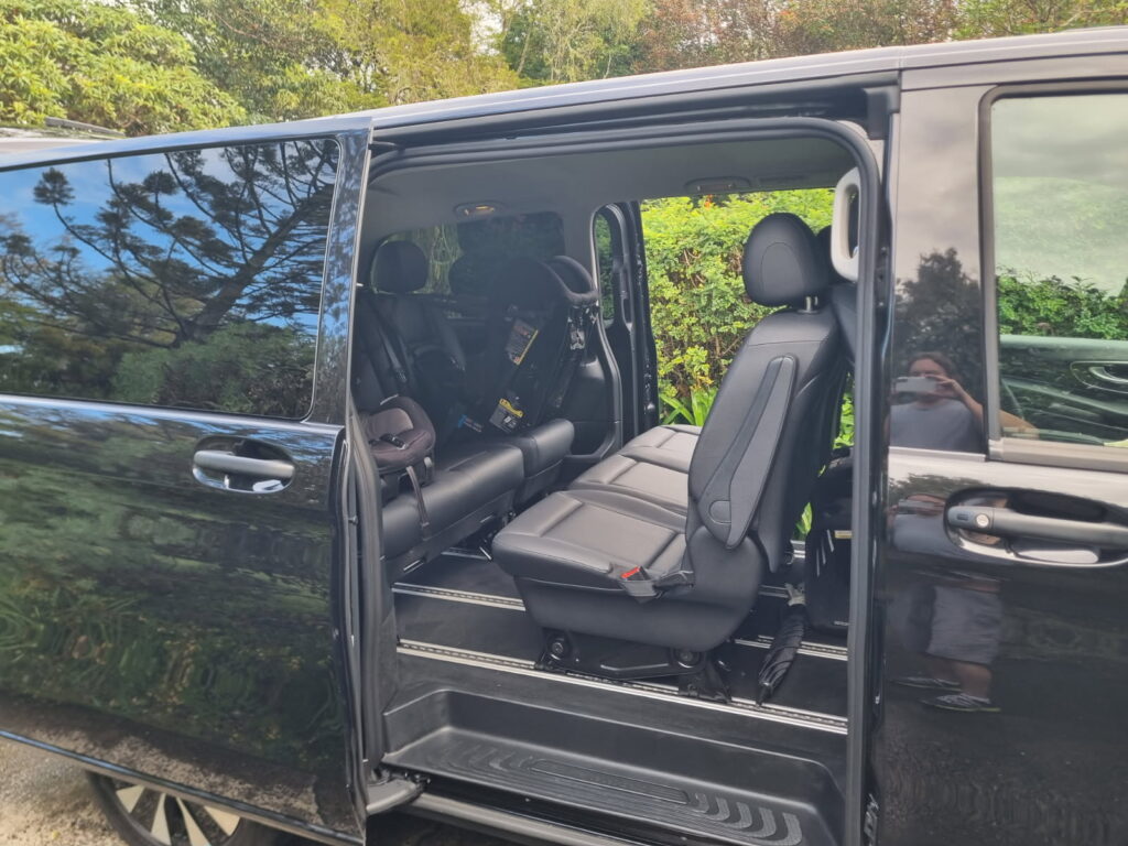 inside a sydney baby taxi  van